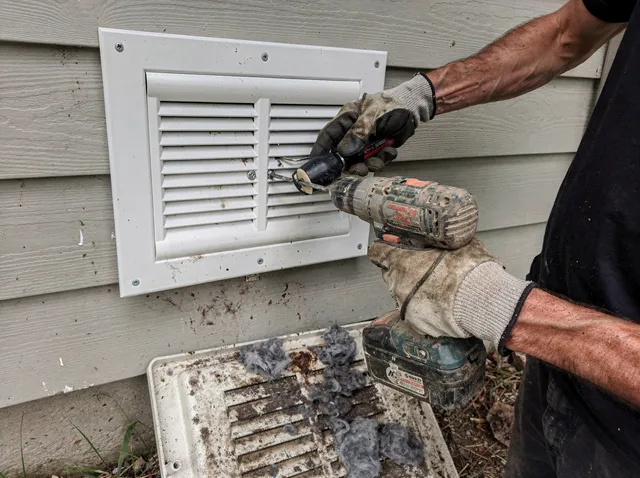 Dryer Vent Cover Replacement in Swampscott