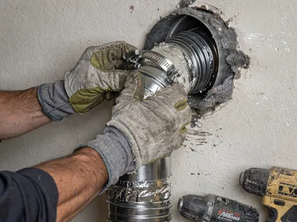 Dryer Vent Hose Installation in Swampscott