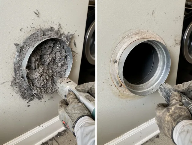 Professional clogged vent cleaning by Swampscott Dryer Vent Cleaning in Swampscott
