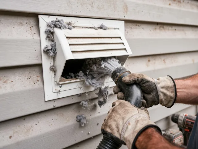Professional dryer vent cleaning by Swampscott Dryer Vent Cleaning in Swampscott