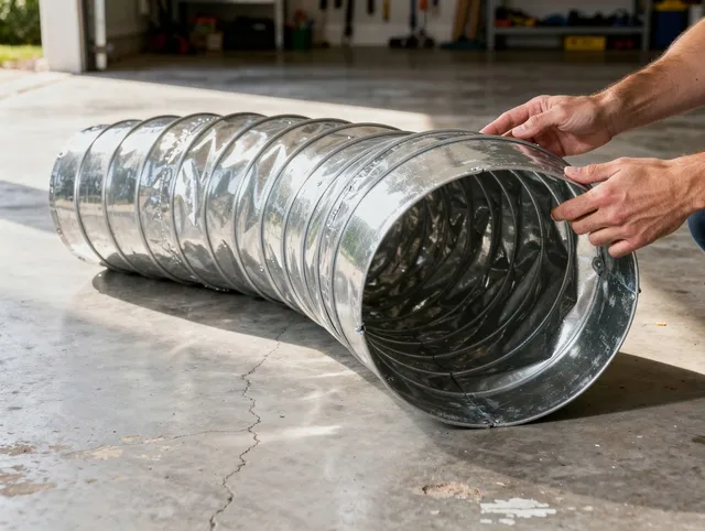 Swampscott Dryer Vent Cleaning specialist using advanced equipment for thorough duct cleaning in Swampscott